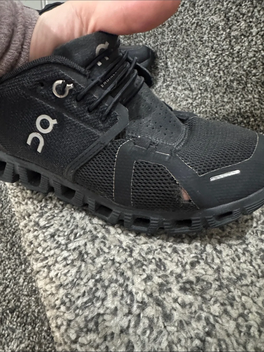 On Running Women's Black Cloudtec Mesh Trainer